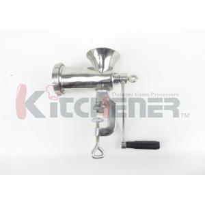 Manual Food Grinder For Deer Beef Pork , Hand Meat Blender Machine With Three Stuffing Tubes