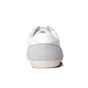 China OEM Men's Casual Shoes  Suede Leather Mens White Flat Shoes supplier