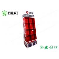 China Advertising Cardboard Display Customized Printing Promotional Corrugated Floor Display Stand on sale