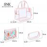 China Wholesale PVC Transparent Makeup Bag Set 3 Pieces Organizer for Travel wholesale