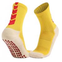 China Snagging Resistance Soccer Foot Custom Anti-Slip Basketball Grip Flocked Non Skid Socks on sale