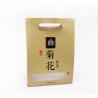 Tea Exquisite Paper Packaging Boxes With Window and Handle Custom Size