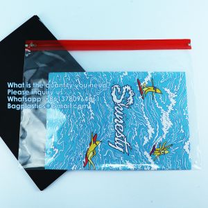 Zipper Pouch Bags, Clear Waterproof Document Bag, Assorted Color File Pockets, Large Capacity Plastic File Jackets, Multipurpose For Travel School Office And Home