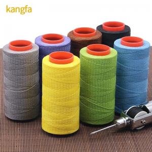 China 150d 260m 0.8mm Flat Waxed Thread for Leather Sewing Kangfa Free Sample Free Shipping supplier