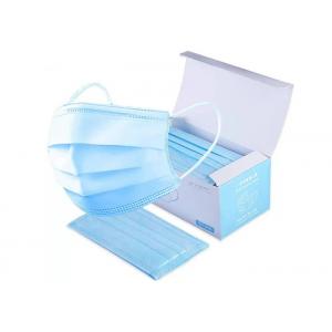 Liquid Proof 3 Ply Face Mask , Dust Proof Face Mask 17.5*9.5CM