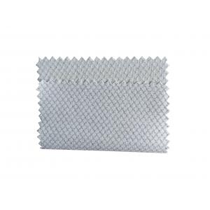 2.5mm Diamond Pattern ESD Knitted Fabric White, Blue, Green Weight 135GSM