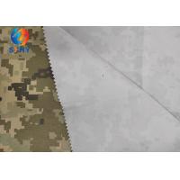 China TC 50/50 twill intumescent PU coated waterproof camouflage pixel fabric for uniform jacket on sale