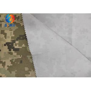 TC 50/50 twill intumescent PU coated waterproof camouflage pixel fabric for uniform jacket