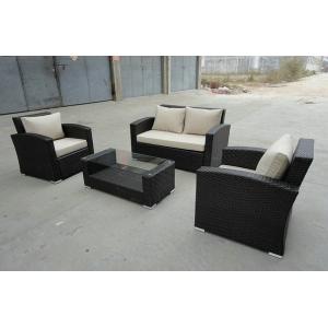 China 4pcs cheap KD garden sofas   supplier