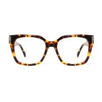 Customize Logo Oversized Frame Glasses Square Spectacle Optical