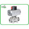 Complete Encapsulation Sanitary Ball Valves Customized For Special Environments