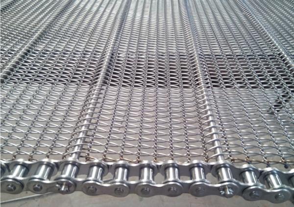 Cooling Mesh Stainless Steel Wire Belt Straight Running Chain Edge Argon Welding