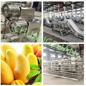 Automated Preserved Mango Processing Line Stainless Steel 3000-5000Kg/H Output