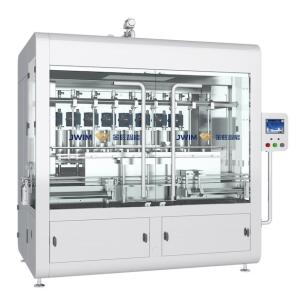 China Máquina automática de llenado de líquido químico de acero inoxidable con rango de llenado variable supplier