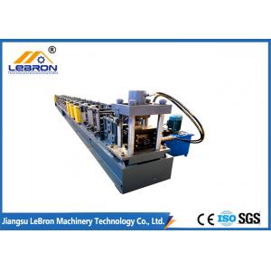 China Easy Operation Shelves Storage Roll Forming Machine Cutter Material With Quenched Treatment supplier
