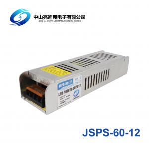 China Advertising Signs 60w LED Switching Power Supply 12v 5A Auto Recovery supplier