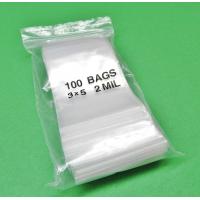 China Plastic Material Heavy Duty Zip Lock Bags , Clothes Packaging Clear Zip Seal Bags on sale