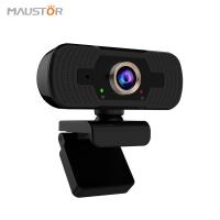 China Microphone 24MP 1080P HD Web Camera for PC Laptop BLACK Cover on sale