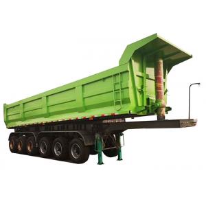 50 Ton OEM Tipper Truck Trailer BPW 4 Axle Tipper For Stone Sand Coal