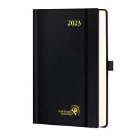 China Multicolor Cover Hardcover Planner 2023 Black Daily Weekly Schedule Yearly Calendar on sale