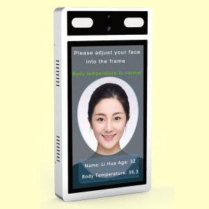 No Contect Infrared Body Temperature Measuring Face Recognition 19 Inche Touch Screen