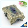 Pierced Earring Jewelry Box Silver Plated Jewelry Box Vintage Jewelry Box