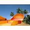 Mini Boomerang Slide Commercial Water Park Equipment For Hotels Water Parks