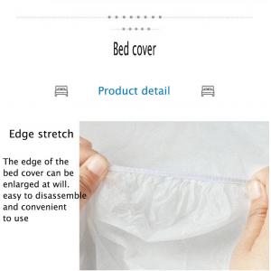 SPA Jacquard 50gsm Waterproof Disposable Nonwoven Bed Sheet