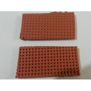 yellow / Red Perforated Silicone Foam Sheet Size 10mm X 0.9m X 1.8m