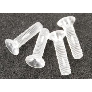 M3 Flat Head Clear Acrylic Screw Plastic Phillips Drive for Electronics