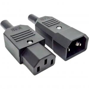 3P Wire Harness Connector Male And Female C13 C14 Power Cord Connectors