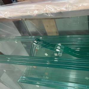 Flat And Curved PVB Laminated Tempered Glass SGP Safty Building Glass For Balustrades Stair Railing