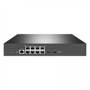 Rack Mount 8-Port Gigabit With 2G SFP Slots Uplink L2+ SNMP Managed 150W PoE Switch For Security Camera