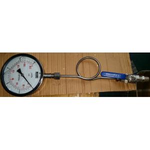 China Pressure Gauges Stainless Construction Pressure Reducing Valves 0 – 100 Psi 6” Dial With ½” Gauge Cock supplier