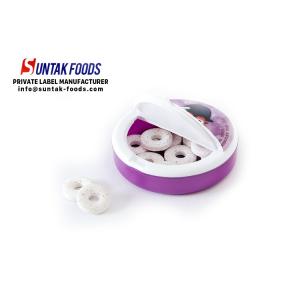 Plum Dextrose Sugar Free Lifesaver Mints With Customized Shape , Sour Hard Candy