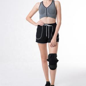 Black Heated Knee Brace Wrap With Overheat Protection