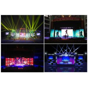 China Wall Mounted P10 RGB LED Screen With Real Pixel 10000 Dots / ㎡ 320 * 160mm supplier