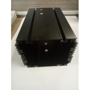 China Black Anodizing Extruded Aluminum Enclosures Heatsink Electric Metal Boxes supplier