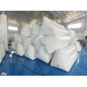 White Color Inflatable Floating Billboard For Advertising With Durable PVC Tarpaulin