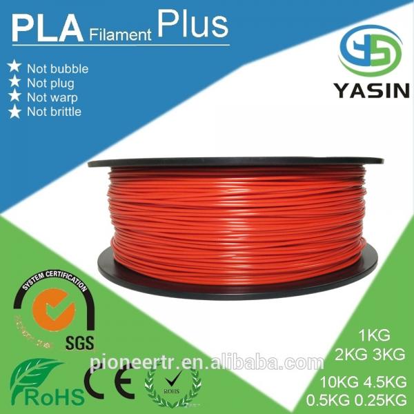 Filament transparent 1.75mm de l'imprimante 3D de 1 kilogramme PETG pour les pi