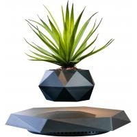 China Customized Levitating Flower Pot Magnetic Floating Planter For Home Living Room on sale