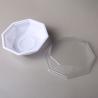 China Contenant de gâteau au fromage au tiramisu en plastique blanc en PET octogonal thermoformé avec couvercle wholesale