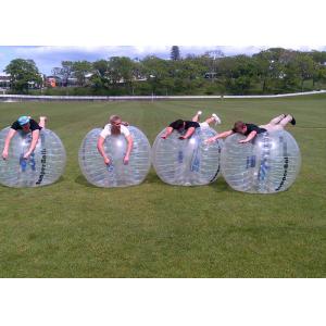China Outdoor Inflatable Toys 0.8mm PVC 1.5m Air Bunmper Ball Body Zorb Ball For Adult supplier