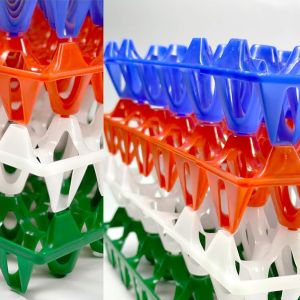China Reusable Plastic Egg Tray Egg Crates 30-Egg Flats For Home Chicken Farmers, Stackable Egg Cartons Hold Multiple Eggs, Great For Storing, Sorting, And Shipping Eggs, Durable And Reusable wholesale