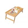 Rectangular Extra Large Organic Bamboo Serving Tray with Legs