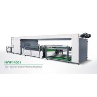 China Automated Single Color Non Woven Screen Printing Machine / Roll To Roll Screen Printing Equipment on sale