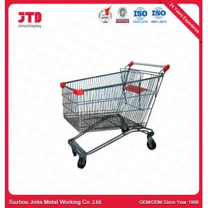 210 Liter Metal Shopping Trolley Zinc Galvanized ISO9001