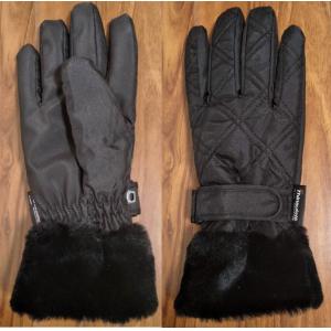 China fake fur winter gloves supplier