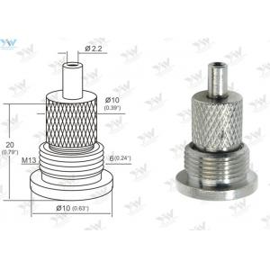 Mini Lock Cable Grippers Nickel Plated Brass Material With a Base