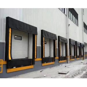 Electric Airtight Logistic Protection From The Elements Adjustable Loading System Dock Door Shelter PVC Plastic Rubber